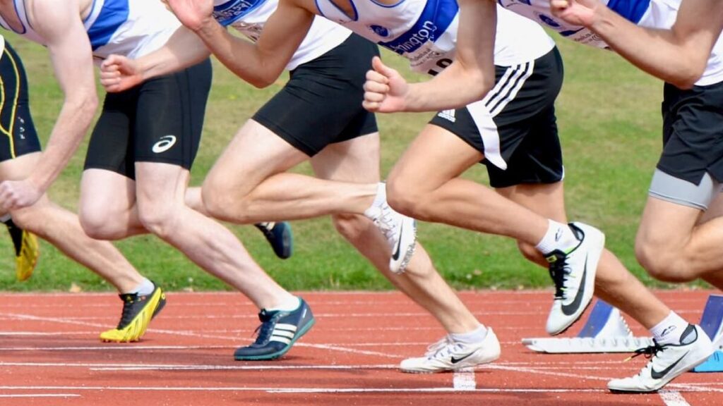 Leamington Cycling & Athletics Club sprinters
