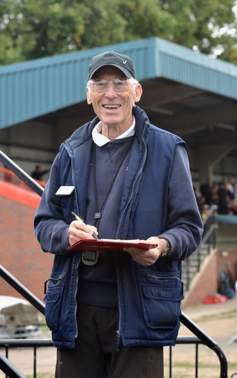 Alan Edwards, Level 4 Timekeeper, Leamington Cycling & Athletics Club